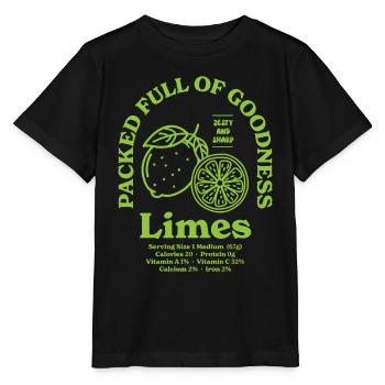 Limes Nutritional - Stanley/Stella MINI CREATOR Kids’ T-Shirt - black - Front - Mikhail (115cm)