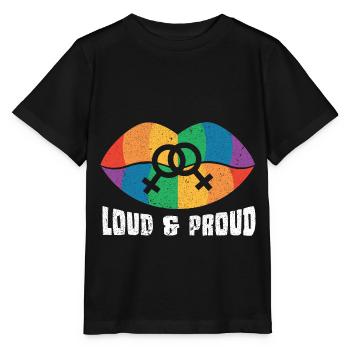 Gay Homosexuell Schwul Lespisch LGBT - Stanley/Stella Kinder T-Shirt MINI CREATOR  - Schwarz - Vorne - Mikhail (115cm)