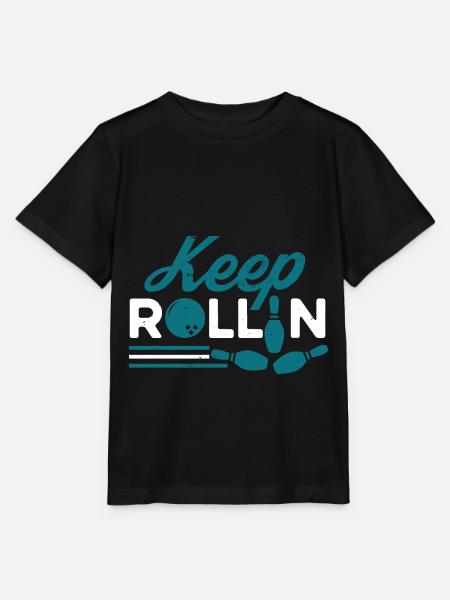 Bowling Bowlingkugel Bowlingbahn Strike - Stanley/Stella Kinder T-Shirt MINI CREATOR  - Schwarz