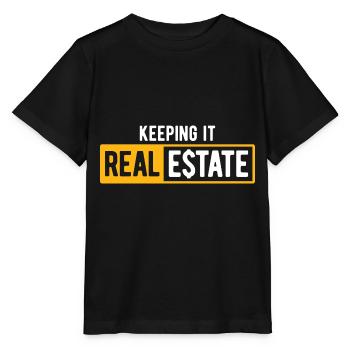Immobilien-Händler Für Immobilien-Makler - Stanley/Stella Kinder T-Shirt MINI CREATOR  - Schwarz - Vorne - Mikhail (115cm)