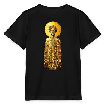 Gustav Klimt Gott - Stanley/Stella Kinder T-Shirt MINI CREATOR  - Schwarz - Vorne - Mikhail (115cm)