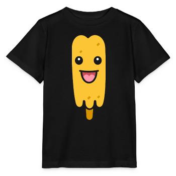 Mais Hundefutter - Stanley/Stella Kinder T-Shirt MINI CREATOR  - Schwarz - Vorne - Mikhail (115cm)