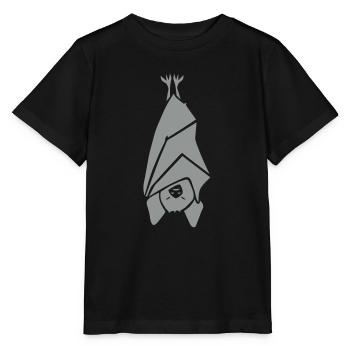 fledermaus bat winterschlaf schlafen schlaf - Stanley/Stella Kinder T-Shirt MINI CREATOR  - Schwarz - Vorne - Mikhail (115cm)
