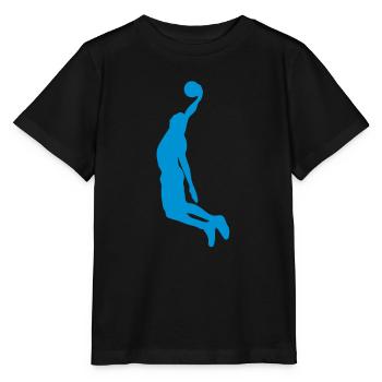 basketball dunk player3 - Stanley/Stella MINI CREATOR Kids’ T-Shirt - black - Front - Mikhail (115cm)