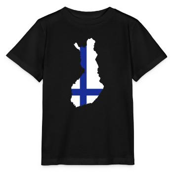 Finlande - T-shirt bio MINI CREATOR Stanley/Stella Enfant - noir - Devant - Mikhail (115cm)