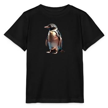 The Bronze Penguin - Stanley/Stella MINI CREATOR Kids’ T-Shirt - black - Front - Mikhail (115cm)