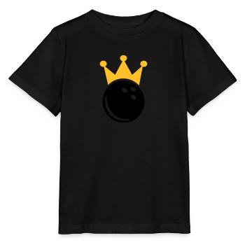 Bowling - Stanley/Stella Kinder T-Shirt MINI CREATOR  - Schwarz - Vorne - Mikhail (115cm)