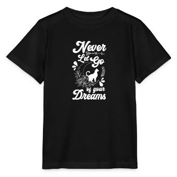 Traumfänger Feder Wünschen Esoterik - Stanley/Stella Kinder T-Shirt MINI CREATOR  - Schwarz - Vorne - Mikhail (115cm)