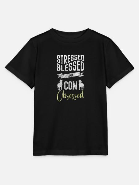 Rind Bauer Süß Wirtschaft - Stanley/Stella Kinder T-Shirt MINI CREATOR - Schwarz