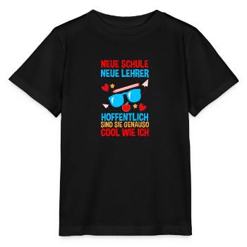 Daycare Leavers Back to School School Child Enrollment - Stanley/Stella MINI CREATOR Kids’ T-Shirt - black - Front - Mikhail (115cm)