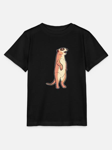 Erdmännchen - Stanley/Stella Kinder T-Shirt MINI CREATOR - Schwarz
