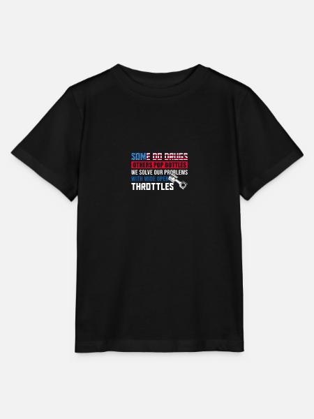 Wide Open Throttles - Stanley/Stella Kinder T-Shirt MINI CREATOR - Schwarz