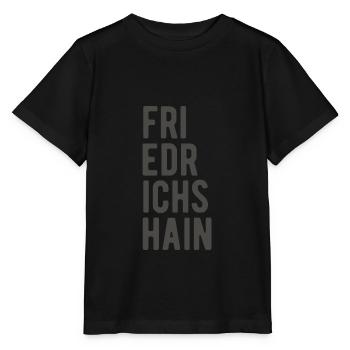Berlin Friedrichhain Schriftzug Meme Spruch - Stanley/Stella Kinder T-Shirt MINI CREATOR  - Schwarz - Vorne - Mikhail (115cm)