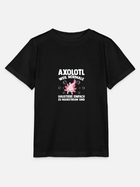 Axolotl - Stanley/Stella Kinder T-Shirt MINI CREATOR  - Schwarz