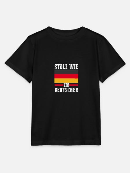 Deutscher Deutsch Deutschland - Stanley/Stella T-shirt MINI CREATOR til børn - sort