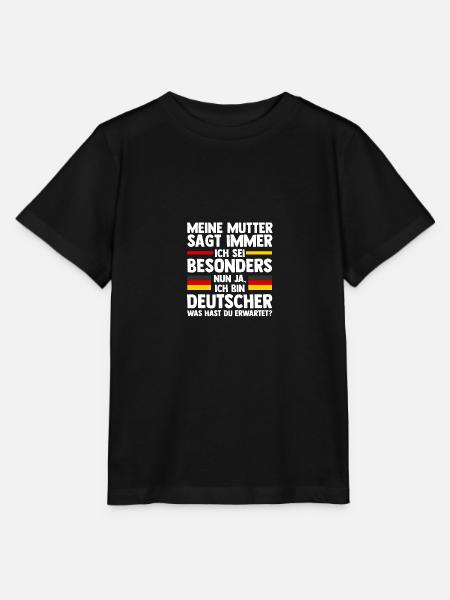 Deutscher Deutsch Deutschland - Stanley/Stella Kinder T-Shirt MINI CREATOR - Schwarz