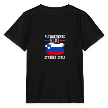 Slovènes Slovénie - T-shirt bio MINI CREATOR Stanley/Stella Enfant - noir - Devant - Mikhail (115cm)