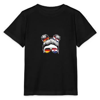 Croates Croates Croates Hrvatska Allemagne Croatie - T-shirt bio MINI CREATOR Stanley/Stella Enfant - noir - Devant - Mikhail (115cm)
