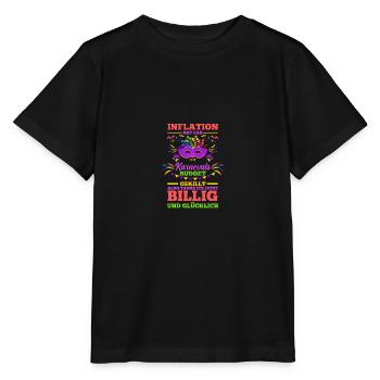Costume de carnaval Carnaval - T-shirt bio MINI CREATOR Stanley/Stella Enfant - noir - Devant - Mikhail (115cm)