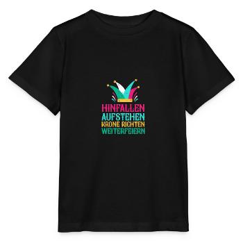 Costume de carnaval Carnaval - T-shirt bio MINI CREATOR Stanley/Stella Enfant - noir - Devant - Mikhail (115cm)