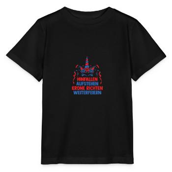 Costume de carnaval Carnaval - T-shirt bio MINI CREATOR Stanley/Stella Enfant - noir - Devant - Mikhail (115cm)