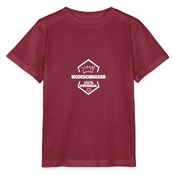 Fashion tailors as work - Stanley/Stella MINI CREATOR Kids’ T-Shirt - burgundy - Front - Kain (125cm)