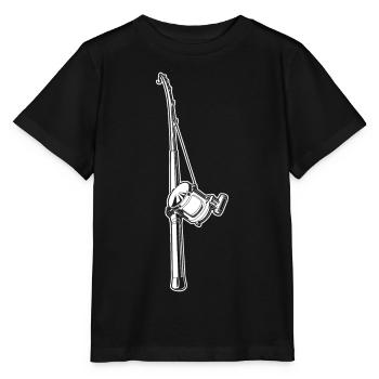 Canne à pêche - T-shirt bio MINI CREATOR Stanley/Stella Enfant - noir - Devant - Mikhail (115cm)