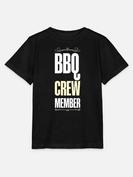 Bbq Crew - Stanley/Stella Kinder T-Shirt MINI CREATOR  - Schwarz