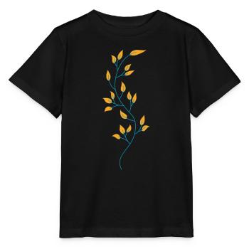 Flower Flower Plant - T-shirt bio MINI CREATOR Stanley/Stella Enfant - noir - Devant - Mikhail (115cm)