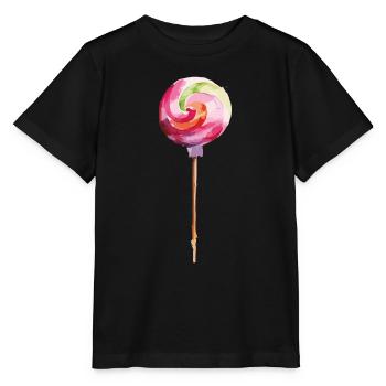 sucette - T-shirt bio MINI CREATOR Stanley/Stella Enfant - noir - Devant - Mikhail (115cm)