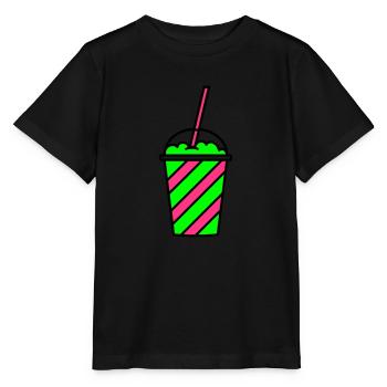 Slush Eis Becher - Stanley/Stella Kinder T-Shirt MINI CREATOR  - Schwarz - Vorne - Mikhail (115cm)