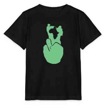 Fight+Peace - Stanley/Stella MINI CREATOR Kids’ T-Shirt - black - Front - Mikhail (115cm)