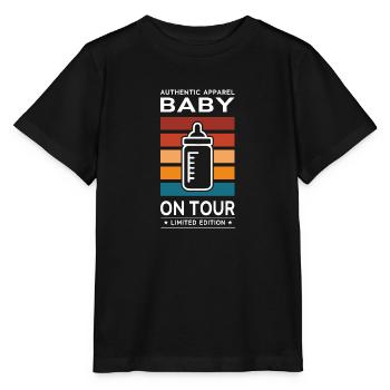 Bébé en tournée - T-shirt bio MINI CREATOR Stanley/Stella Enfant - noir - Devant - Mikhail (115cm)