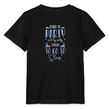 Sleeping Late Riser Tired Sloth - Stanley/Stella MINI CREATOR Kids’ T-Shirt - black - Front - Mikhail (115cm)