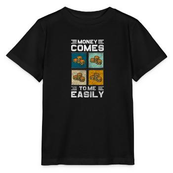 Richesse Prospérité Euro Affaires - T-shirt bio MINI CREATOR Stanley/Stella Enfant - noir - Devant - Mikhail (115cm)