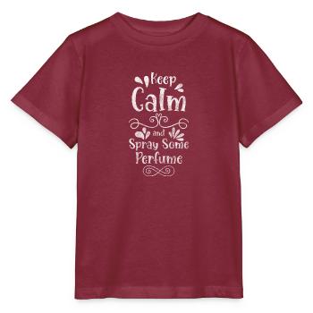Parfümeur Beauty Riechen - Stanley/Stella Kinder T-Shirt MINI CREATOR  - Burgunderrot - Vorne - Kain (125cm)