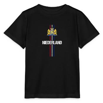 Pays-Bas Pays-Bas - T-shirt bio MINI CREATOR Stanley/Stella Enfant - noir - Devant - Mikhail (115cm)