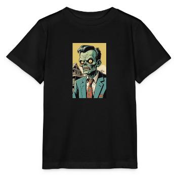Zombie | Horror | gruselig | Halloween - Stanley/Stella Kinder T-Shirt MINI CREATOR  - Schwarz - Vorne - Mikhail (115cm)