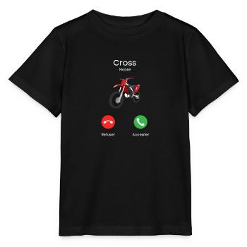 appel du cross - T-shirt bio MINI CREATOR Stanley/Stella Enfant - noir - Devant - Mikhail (115cm)