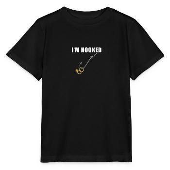 I'm Hooked Engagement Ring Marriage Proposal - Stanley/Stella Kinder T-Shirt MINI CREATOR  - Schwarz - Vorne - Mikhail (115cm)