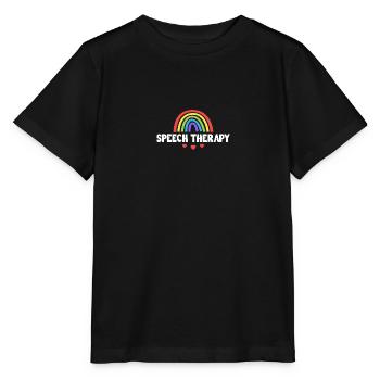 Rainbow Speech Therapy - Stanley/Stella Kinder T-Shirt MINI CREATOR  - Schwarz - Vorne - Mikhail (115cm)