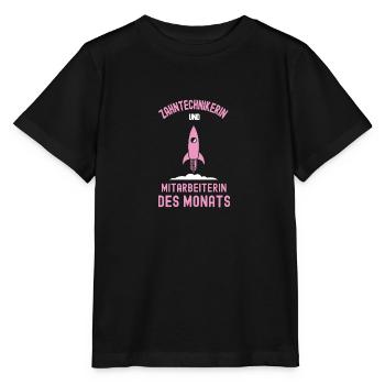 Zahntechnikerin Mitarbeiterin des Monats Zahnarzt - Stanley/Stella Kinder T-Shirt MINI CREATOR  - Schwarz - Vorne - Mikhail (115cm)