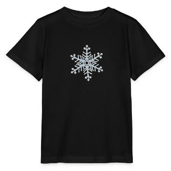 schneeflocke - Stanley/Stella Kinder T-Shirt MINI CREATOR  - Schwarz - Vorne - Mikhail (115cm)