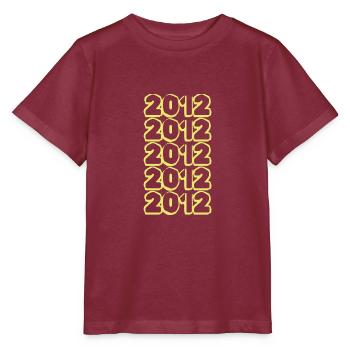 Birthday 2012 - Stanley/Stella MINI CREATOR Kids’ T-Shirt - burgundy - Front - Kain (125cm)