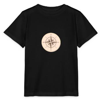 The compass rose finally compasses to indicate the North - Stanley/Stella MINI CREATOR Kids’ T-Shirt - black - Front - Mikhail (115cm)