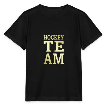 Hockey Team - Stanley/Stella MINI CREATOR Kids’ T-Shirt - black - Front - Mikhail (115cm)