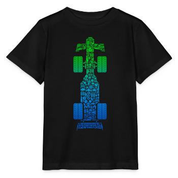 Voiture De Course De Course De Sport Automobile De Course Enfants - T-shirt bio MINI CREATOR Stanley/Stella Enfant - noir - Devant - Mikhail (115cm)