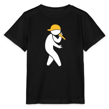 Hiphop Rapper - Stanley/Stella MINI CREATOR Kids’ T-Shirt - black - Front - Mikhail (115cm)