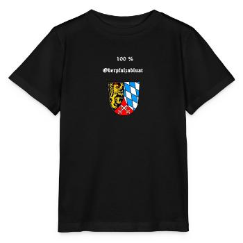 Oberplaz coat of arms t-shirts 100% - Stanley/Stella MINI CREATOR Kids’ T-Shirt - black - Front - Mikhail (115cm)