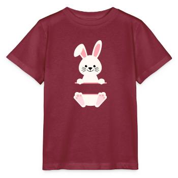 Hare pink - Stanley/Stella MINI CREATOR Kids’ T-Shirt - burgundy - Front - Kain (125cm)